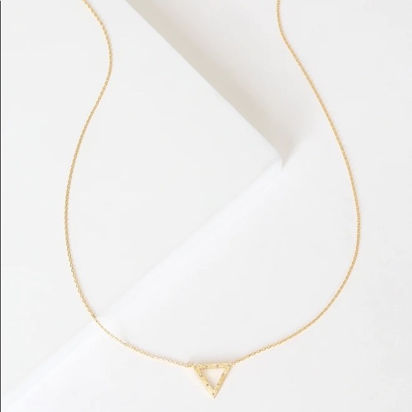 Lulu’s Finding Balance Gold Rhinestone Necklace - Picture 2 of 7